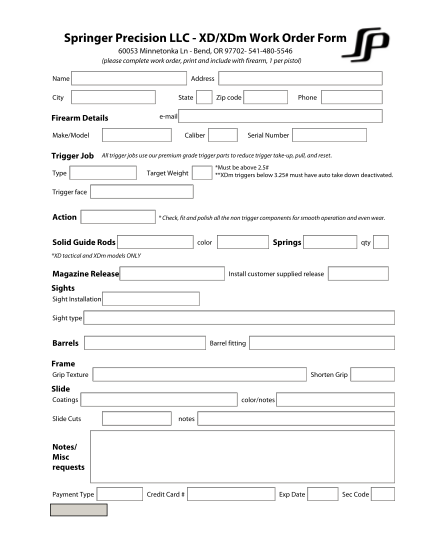 288004503-springer-precision-llc-xdxdm-work-order-form