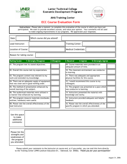 288229213-ecc-course-evaluation-form-lanier-technical-college-laniertech