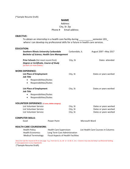 288955741-sample-resume-draft-name-school-of-allied-health-siu-sah-siu