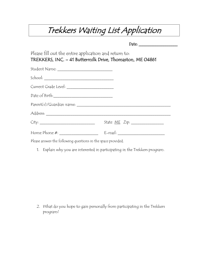 290473040-trekkers-waiting-list-application-date-please-fill-out-the-entire-application-and-return-to-trekkers-inc-trekkers