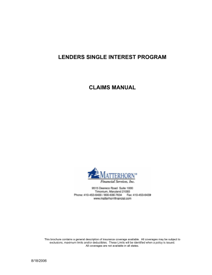 290889553-lenders-single-interest-program-claims-manual