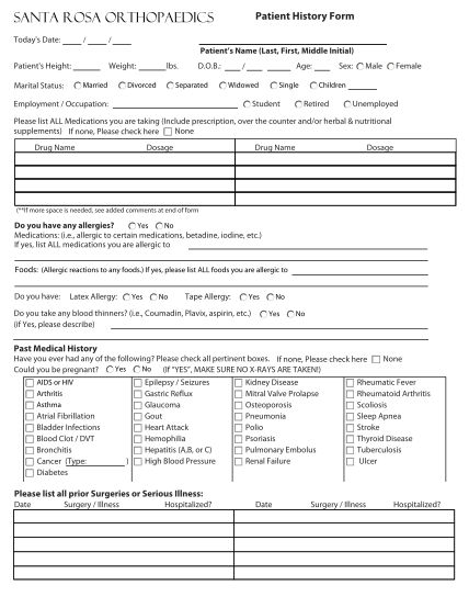 290926399-santa-rosa-orthopaedics-patient-history-form