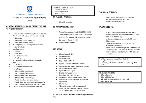 290970768-grade-5-stationery-list-2016-cornwall-hill-college