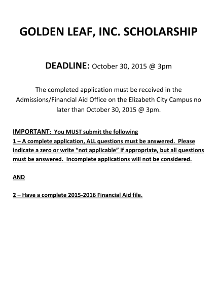 291336210-golden-leaf-inc-scholarship-college-of-the-albemarle-albemarle