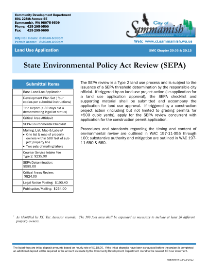 291586950-state-environmental-policy-act-review-city-of-sammamish-sammamish