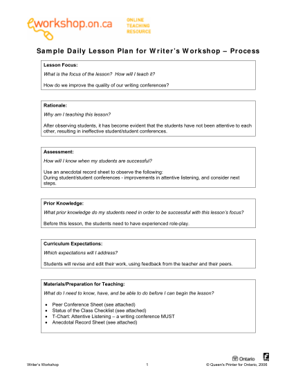 291676445-sample-daily-lesson-plan-for-writers-workshop-process