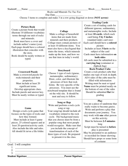 291717967-student-name-block-session-rocks-and-minerals-tic-tac-toe