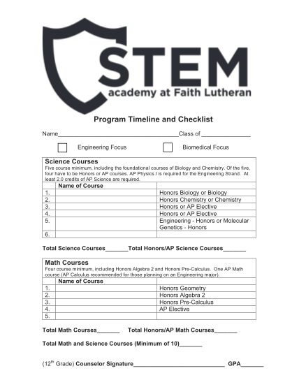 291885711-timeline-and-checklist-faith-lutheran-middle-school-faithlutheranlv