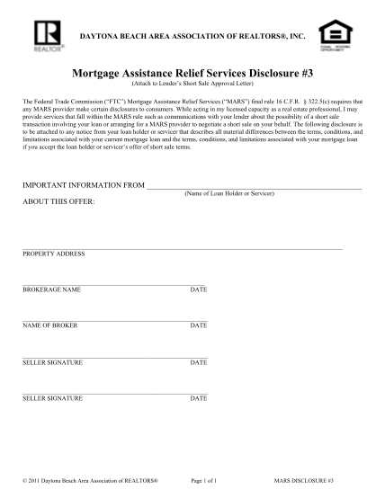 292004222-mortgage-assistance-relief-services-disclosure-3-attach-to-lenders-short-sale-approval-letter-the-federal-trade-commission-ftc-mortgage-assistance-relief-services-mars-final-rule-16-c