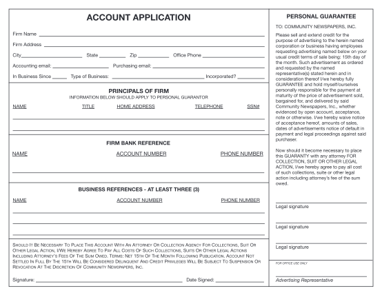 293452943-account-application-personal-guarantee