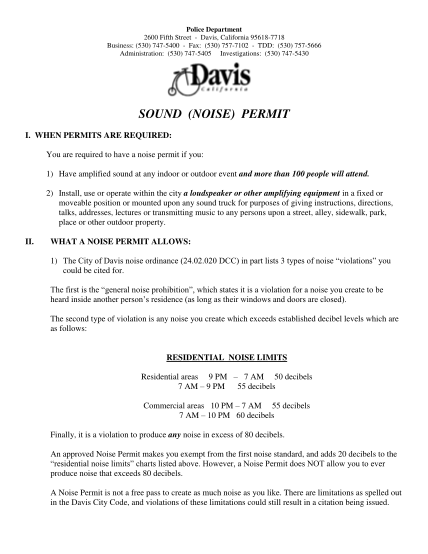 29450996-noise-permit-bapplicationb-and-instructions-davis-police-department-bb