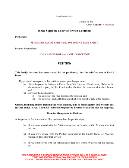 294808548-form-f073-petition-sample