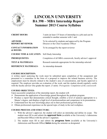 294971741-mba-internship-report-lincoln-university