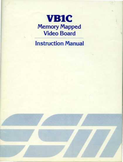 295120111-memory-mapped-video-board-instruction-manual