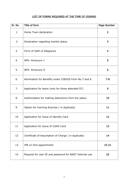 295201171-list-of-forms-required-at-the-time-of-joining-sl-no-title-of-nadt-gov