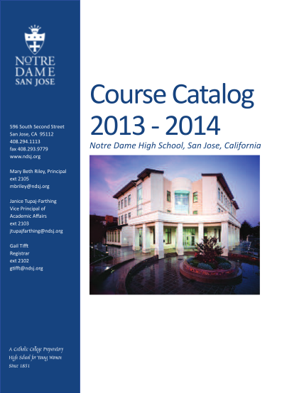 295584910-course-catalog-2013-2014-notre-dame-high-school