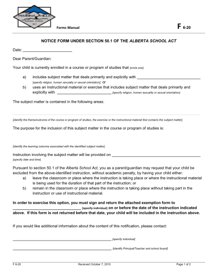 295793363-notice-form-under-section-501-of-the-alberta-school-act