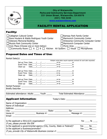 29581442-facility-rental-application-city-of-watsonville-cityofwatsonville