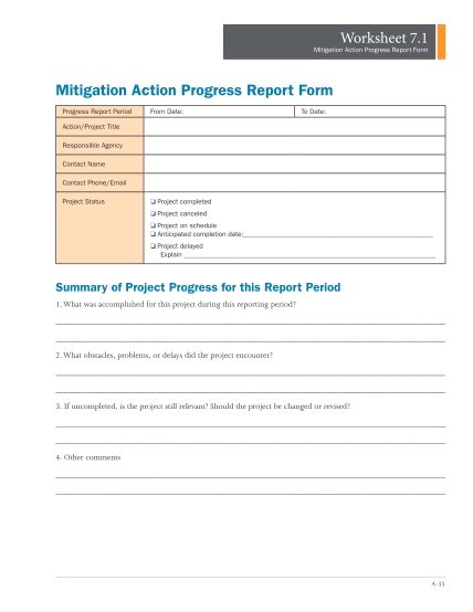 296003107-mitigation-action-progress-report-form-mitigationguide