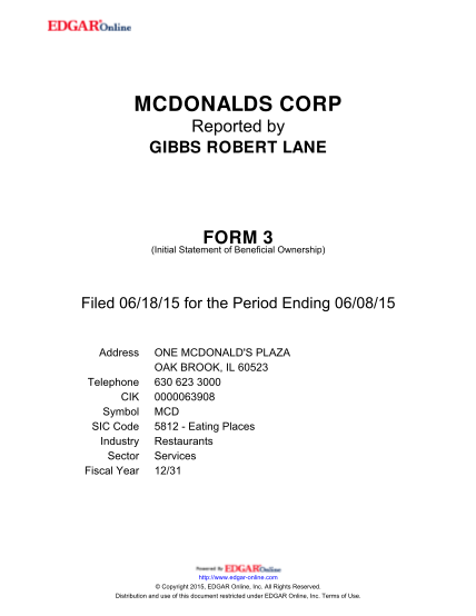 296103603-mcdonalds-corp-form-3-initial-statement-of-beneficial-ownership-filed-061815-for-the-period-ending-060815
