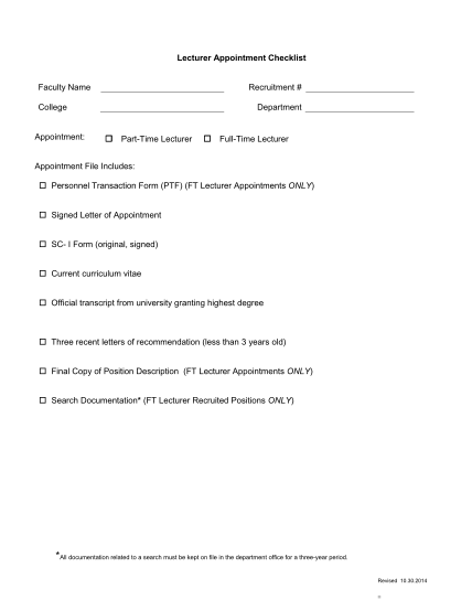 296296422-checklist-for-full-time-faculty-appointments