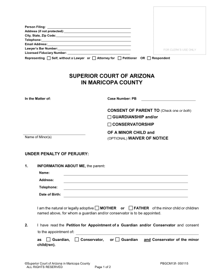 296591665-consent-of-parent-to-check-one-or-both-0-guardianship-andor-0-conservatorship-of-a-minor-child-and-optional-waiver-of-notice-pbgcm13f-consent-of-parent-to-check-one-or-both-0-guardianship-andor-0-conservatorship-of-a-minor-child-and