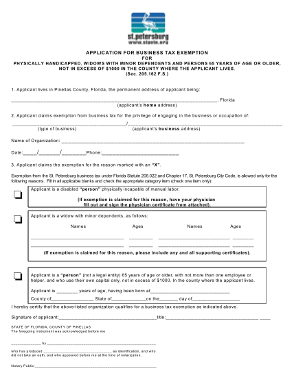 29659391-exemption-form-oa-lb-hc-city-of-st-petersburg-stpete