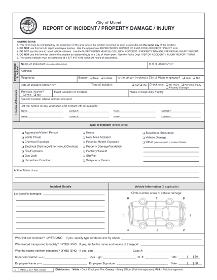 29674399-report-of-incident-property-damage-injury-form-city-of-miami