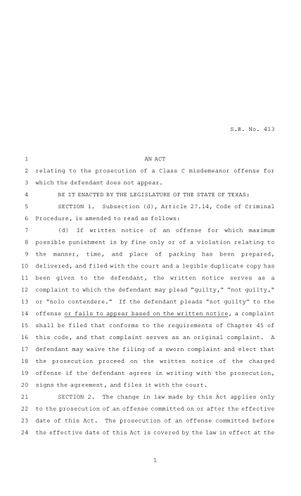 296774558-relating-to-the-prosecution-of-a-class-c-misdemeanor-offense-for-legis-state-tx