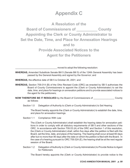 296923384-appendix-c-a-resolution-of-the-board-of-commissioners-of-county-appointing-the-clerk-or-county-administrator-to-set-the-date-time-and-place-for-annexation-hearings-and-to-provide-associated-notices-to-the-agent-for-the-petitioners-mov