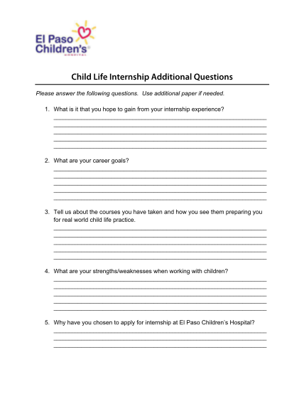 297130244-child-life-internship-additional-questions-el-paso-childrens-hospital