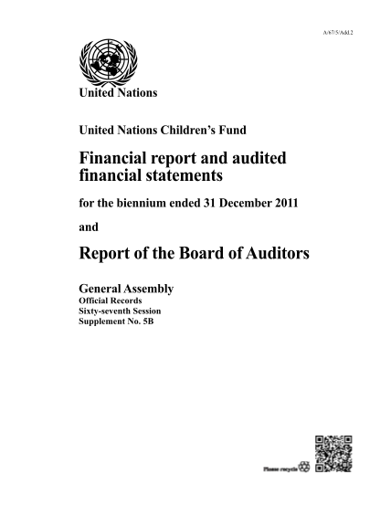 29744626-financial-report-and-audited-financial-statements-report-of-bb-unicef-unicef