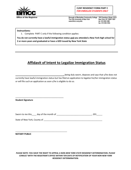 298121175-affidavit-of-intent-to-legalize-immigration-status-bmcc-cuny
