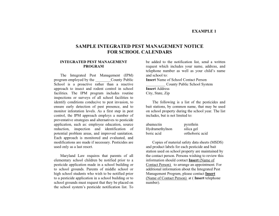 298632074-sample-integrated-pest-management-notice-sample-integrated-pest-management-notice-mda-maryland