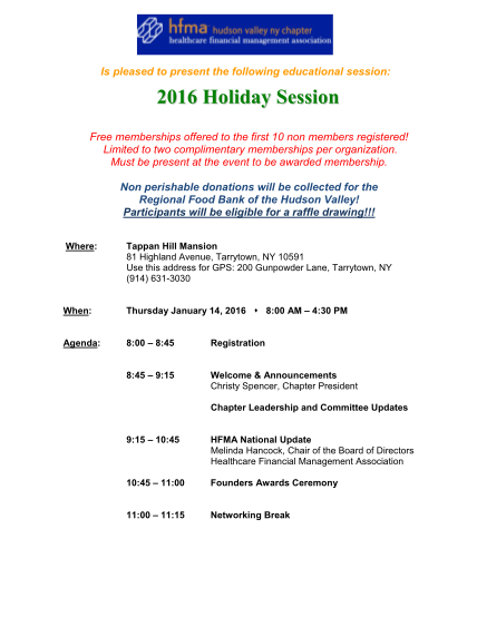 300036573-draft-holiday-flyer-2016-1220-the-online-home-of-the-hfma-hfmahudsonvalleyny