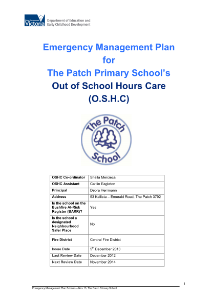 300157358-emergency-management-plan-template-for-schools-the-patch-thepatchps-vic-edu