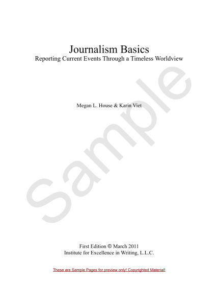 300208902-journalism-basics-sample-institute-for-excellence-in-writing