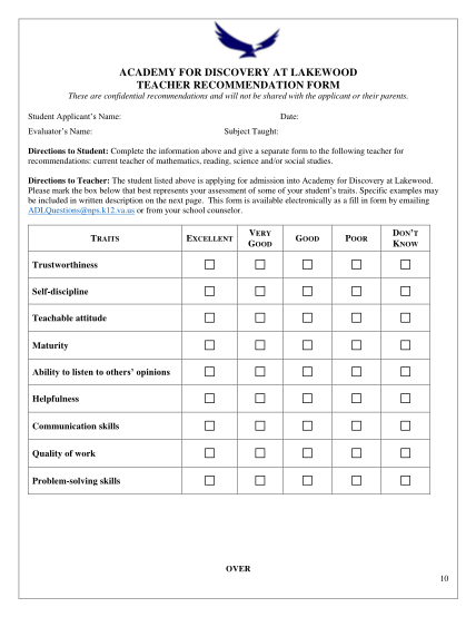 300358214-academy-for-discovery-at-lakewood-teacher-recommendation-form