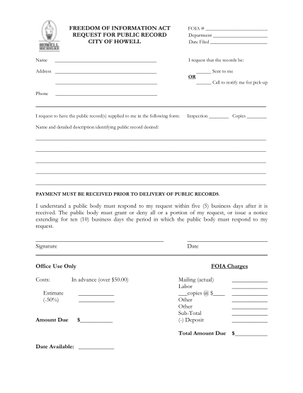 30040069-foia-request-form-the-city-of-howell