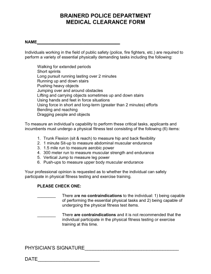 30066927-brainerd-police-department-medical-clearance-form