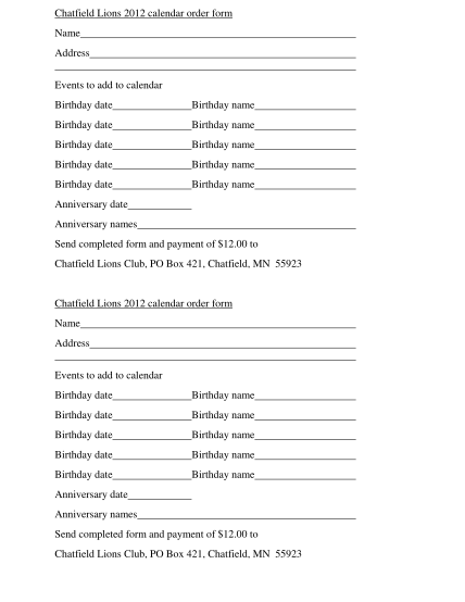 30069742-chatfield-lions-2012-calendar-order-form-name-address-events-to