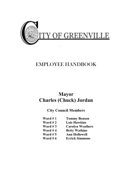 30085336-employee-handbook-mayor-charles-chuck-jordan-greenville-greenvillems
