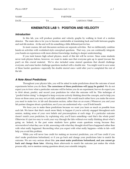 300877852-kinematics-lab-1-position-and-velocity-faculty-ucmerced