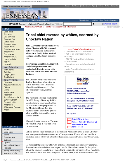 30093902-tribal-chief-revered-by-whites-scorned-by-choctaw-nation-wednesday-090303-vaiden