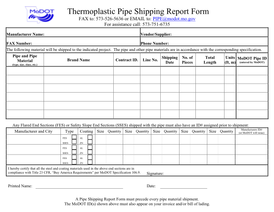 30115995-thermoplastic-pipe-shipping-report-form-modot