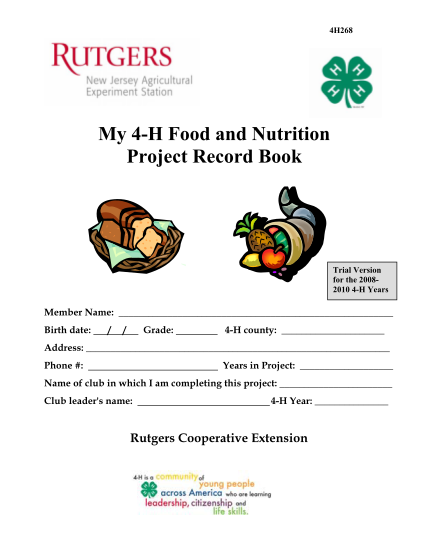 30156000-my-4-h-food-and-nutrition-project-record-book-hunterdon-county-co-hunterdon-nj