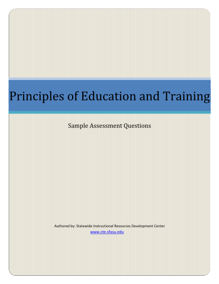 301680007-principles-of-education-and-training-assessment-questions-education-and-training-cte-sfasu