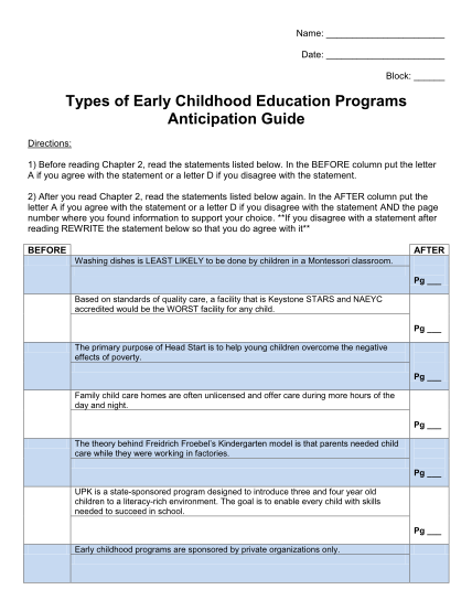 302304829-types-of-early-childhood-education-programs-anticipation-guide-pottstownschools