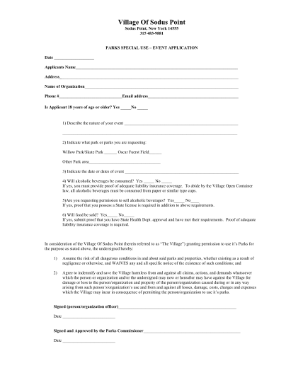 30246155-special-use-event-application-village-of-sodus-point-soduspoint