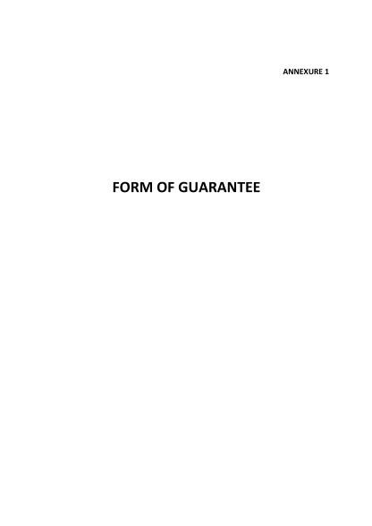 302750499-annexure-1-novation-agreement-form-of-guarantee